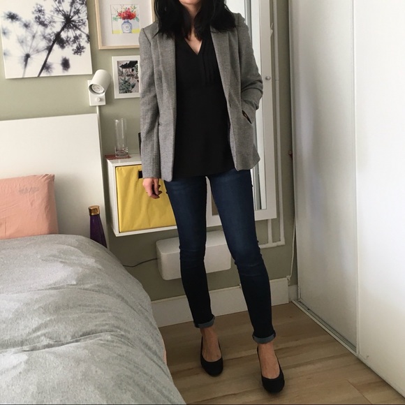 (SOLD) Massimo Dutti Herringbone Blazer - Picture 2 of 9